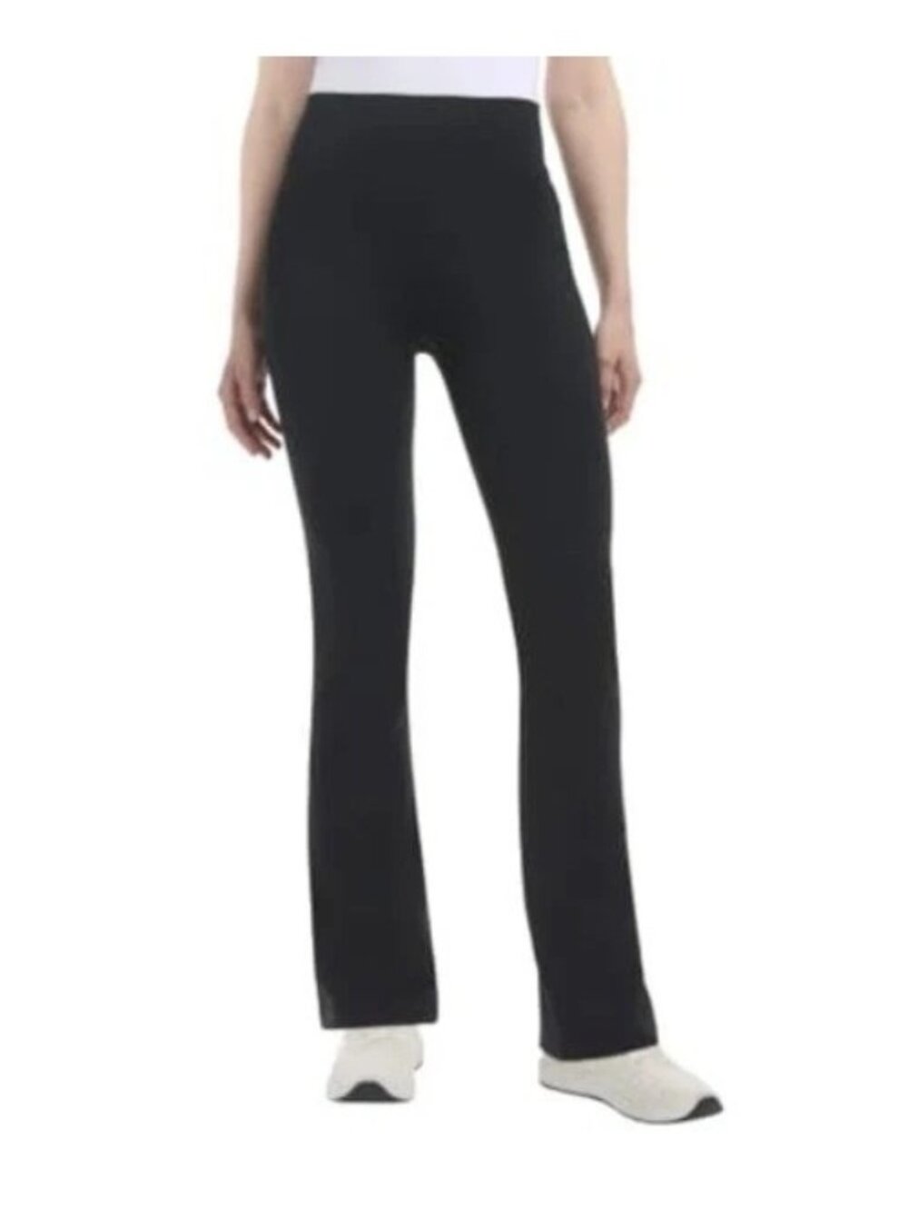 Jockey Womens Yoga Pants Black XXL 31.5" Inseam Stretch Waistband